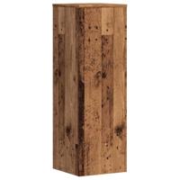 Plantenstandaards 2 st 33x33x100cm bewerkt hout oud houtkleurig - thumbnail