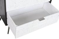 Ladenkast DKD Home Decor 70 x 40 x 105 cm Wit Donkerbruin Mangohout - thumbnail