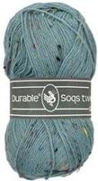 Durable Soqs tweed 2134 Vintage Green - Haakgaren / Breigaren - thumbnail