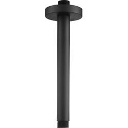 Ben Round Plafond douchearm 15cm gestructureerd zwart Ben Round Plafond douchearm 15cm gestructureerd zwart