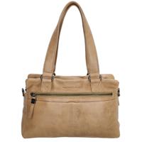 Hide & Stitches Porto Handbag-Taupe - thumbnail