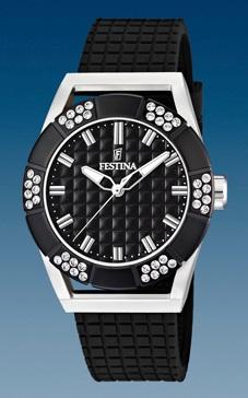 Festina horlogeband F16563-3 Rubber Zwart Festina horlogeband F16563-3 Rubber Zwart
