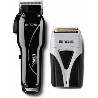 Andis Andis Us Pro-li Combi Pack Zwart Professionele Tondeuse + Trimmer Set Andis Andis Us Pro-li Combi Pack Zwart Professionele Tondeuse + Trimmer Set