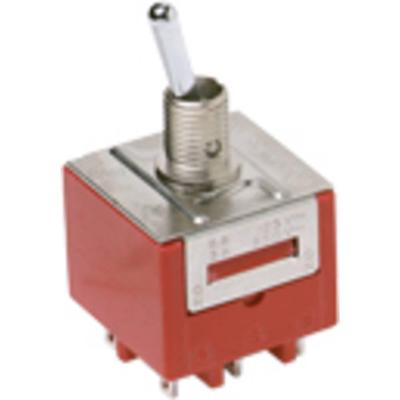 C & K Switches 9201SHZQE Tuimelschakelaar 120 V/AC, 28 V/DC 6 A 2x aan/aan 1 stuk(s) Bulk