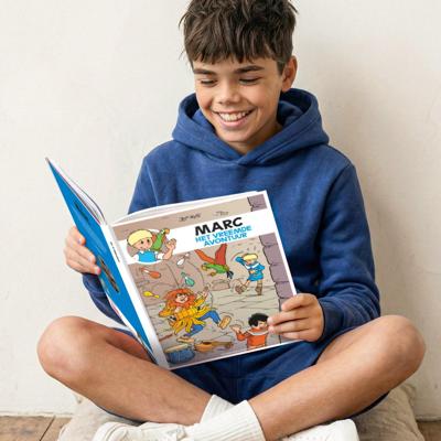 Persoonlijk stripboek - Jommeke 'Het vreemde avontuur' (Hardcover)