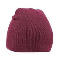 Beechfield CB44 Original Pull-On Beanie - Burgundy - One Size - thumbnail