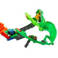 Hot Wheels monster trucks haaien tegen dinos lanceerset - thumbnail