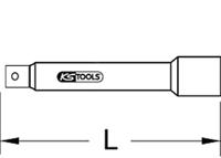 KS Tools 911.4883 9114883 Dopsleutelverlenging Aandrijving 3/8 (10 mm) 300 mm 1 stuk(s) - thumbnail