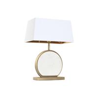 Bureaulamp Home ESPRIT Wit Gouden 50 W 220 V - thumbnail