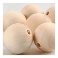 Creativ Company Houten kralen ø 25mm, 8st. - thumbnail