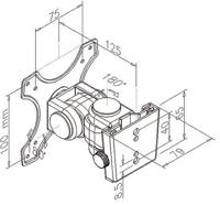 VALUE LCD Monitor muurbevestiging, 2 draaipunten - thumbnail