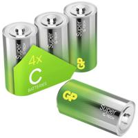 GP Super C batterij (baby) Alkaline 1.5 V 4 stuk(s) - thumbnail