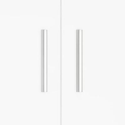 Aquariumstandaard 81x36x73 cm bewerkt hout wit - thumbnail