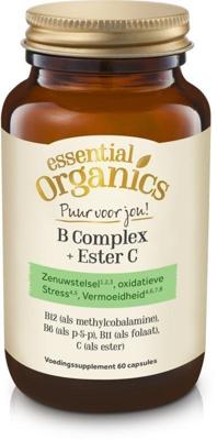 B-complex + Ester C puur 60 Vegetarische capsules