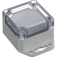 TRU COMPONENTS TC-10860400 Flensbehuizing 60 x 60 x 40.10 Polycarbonaat Lichtgrijs 1 stuk(s) - thumbnail