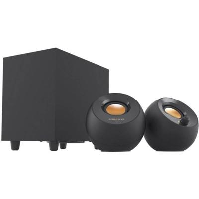Speakers Creative Technology Creative Pebble Plus Zwart Bluetooth luidspreker - thumbnail