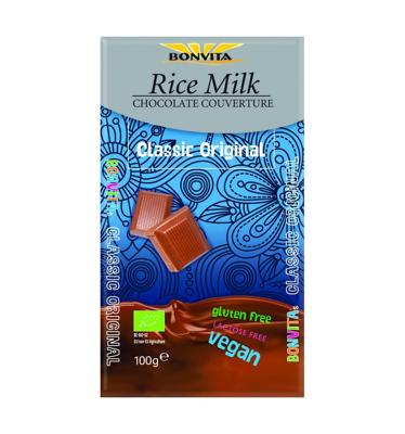 Bonvita Rijstmelk chocolade melk bio 100 Gram