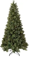 National Tree Company Shimmery Golden Bristle kunstkerstboom goud & groen 228cm - thumbnail