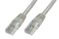 Digitus DK-1511-030 RJ45 Netwerkkabel, patchkabel CAT 5e U/UTP 3.00 m Grijs 1 stuk(s) - thumbnail