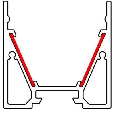Barthelme 62399817 62399817 Reflectorband Polymeer (l x b x h) 10000 x 15.5 x 0.5 mm 1 stuk(s)