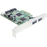 DeLOCK PCIe Card naar 2 x external USB 3.0/2 x internal SATA 6 Gb/s controller - thumbnail