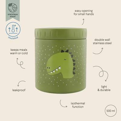 Isotherm lunchbox 500 ml TRIXIE Animal groen