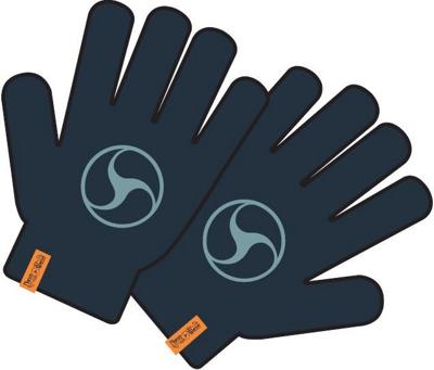 Studio 100 Nachtwacht vleermuis Handschoenen Unisex Grijs Studio 100 Nachtwacht vleermuis Handschoenen Unisex Grijs