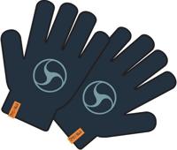 Studio 100 Nachtwacht vleermuis Handschoenen Unisex Grijs - thumbnail