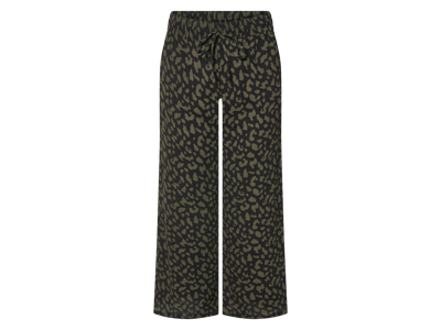 esmara Dames broek - plus size (Olijfgroen/print, 3XL (56/58))