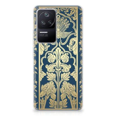 Xiaomi Poco F4 | TPU Case | Beige Flowers Xiaomi Poco F4 | TPU Case | Beige Flowers
