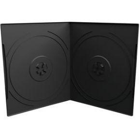 MediaRange BOX10-2 CD-doosje Dvd-hoes 2 schijven Zwart