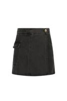 Like Flo Meisjes jeans broek / rok - Freya - Zwart - thumbnail