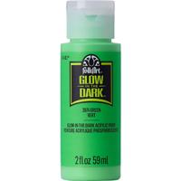 FolkArt • glow in the dark acrylic paint green 59ml - thumbnail