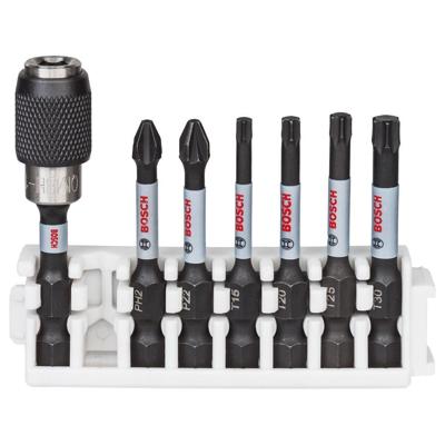 Bosch Accessoires Schroefbit Impact Control 50 mm PH2 / PZ2 / T15 / T20 / T25 / T30 7x - 2608522327 Bosch Accessoires Schroefbit Impact Control 50 mm PH2 / PZ2 / T15 / T20 / T25 / T30 7x - 2608522327