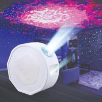 Galaxy projector met sterren, maan en noorderlicht - thumbnail