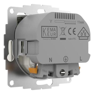 2USB 2U-449351 Stopcontact (onderbouw) VDE, Met USB, Aanraakbeveiliging IP20 Antraciet