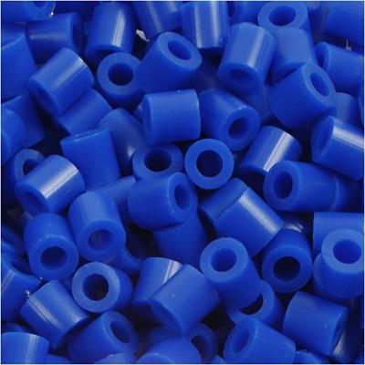 NABBI Strijkkralen, afm 5x5 mm, gatgrootte 2,5 mm, medium, donkerblauw (32232), 6000 stuk/ 1 doos