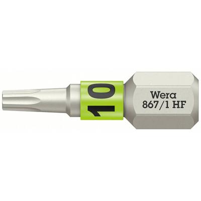 Wera 867/1 TORX® HF bits met vasthoudfunctie, TX 10 x 25 mm - 05066140001