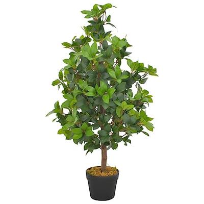 Kunstplant met pot laurierboom 90 cm groen