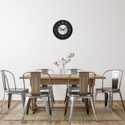 Wandklok 25 cm - geruisloos - metaal - NeXtime 'Retro II'