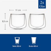 Villeroy & Boch Artesano Hot&Cold Beverages Cappuccino mok dubbelwandig 2 stuks 0,25 cl - thumbnail