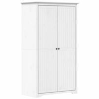 Kledingkast BODO 99x53,5x173 cm massief grenenhout wit - thumbnail
