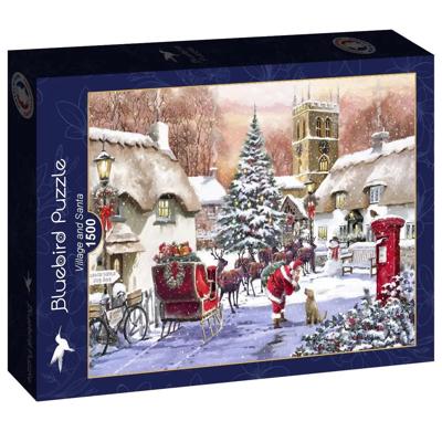 Village and Santa Puzzel 1500 stukjes