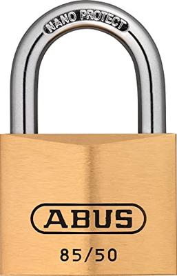ABUS Cilinderhangslot | breedte slotlichaam 50 mm | messing verschillendsluitend | 1 stuk - 80631 80631 ABUS Cilinderhangslot | breedte slotlichaam 50 mm | messing verschillendsluitend | 1 stuk - 80631 80631