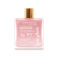 Alphanova Sun Sublime glitter oil pink glow bio 50 Milliliter - thumbnail