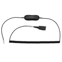 Jabra GN1218 Smart Cord spiraalkabel QD naar RJ9, 2 meter - thumbnail