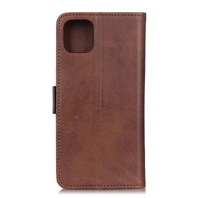 Casecentive Magnetische Leren Wallet case iPhone 12 Pro Max bruin