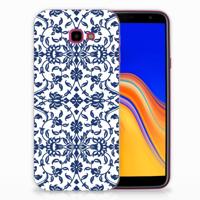 Samsung Galaxy J4 Plus (2018) TPU Case Flower Blue - thumbnail