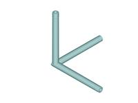 ALUTRUSS SINGLELOCK SPAL-31 3-way Corner 90Â° - thumbnail