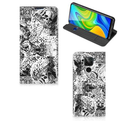 Mobiel BookCase Xiaomi Redmi Note 9 Skulls Angel Mobiel BookCase Xiaomi Redmi Note 9 Skulls Angel